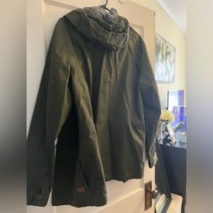 Hooded canvas jacket